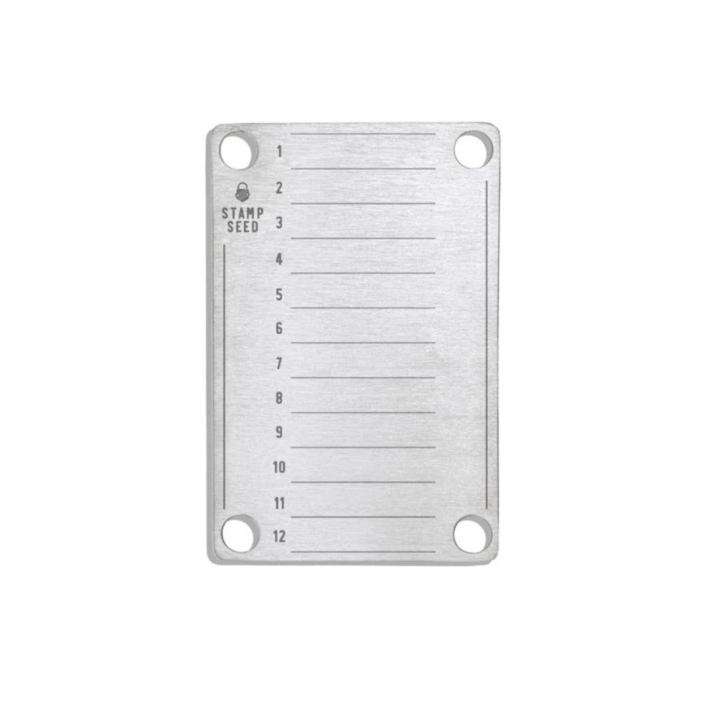 Titanium Seed Plate, 12-word