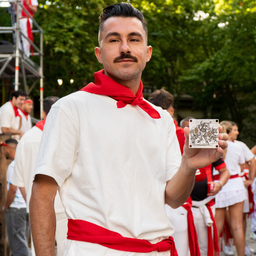 Running with the Bulls Seed Plate