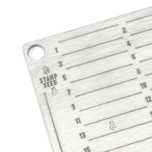 Bitcoin Metal Stamp