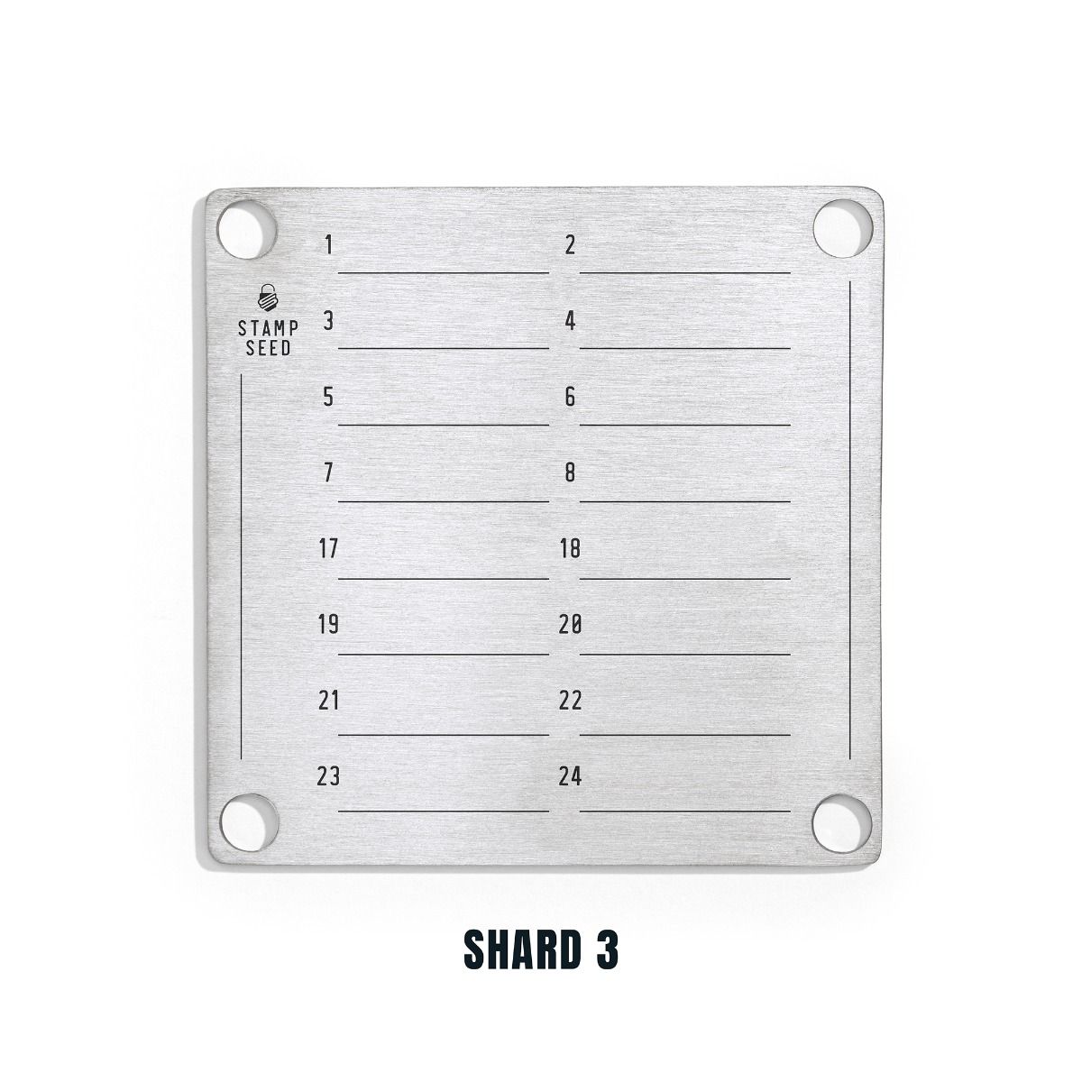 Sharding 2:3 Titanium Seed Plates