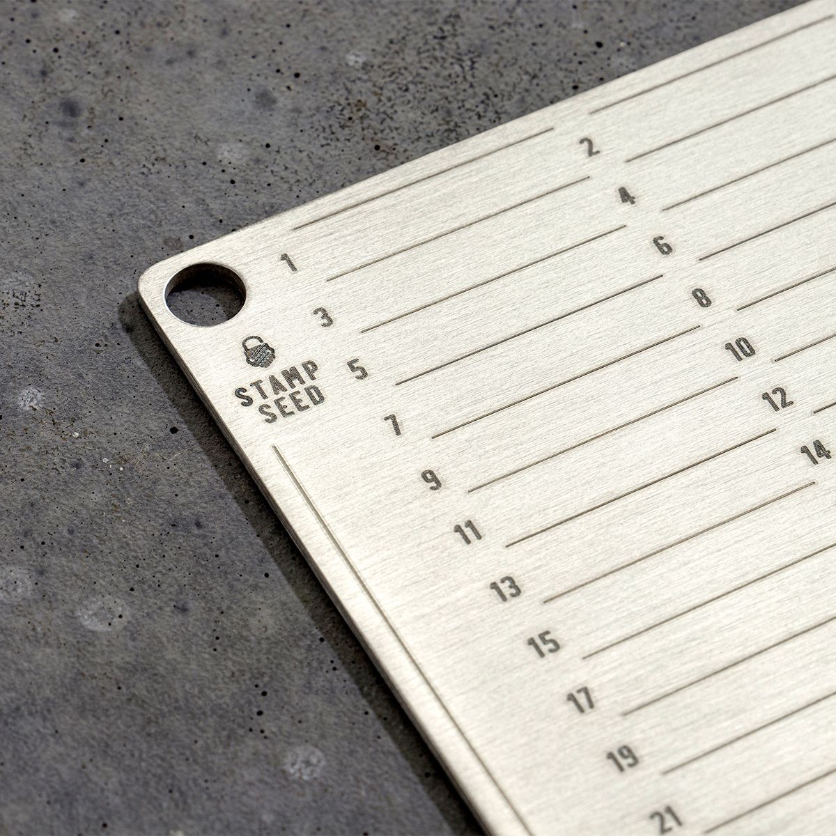 Titanium Seed Plate, 24-word
