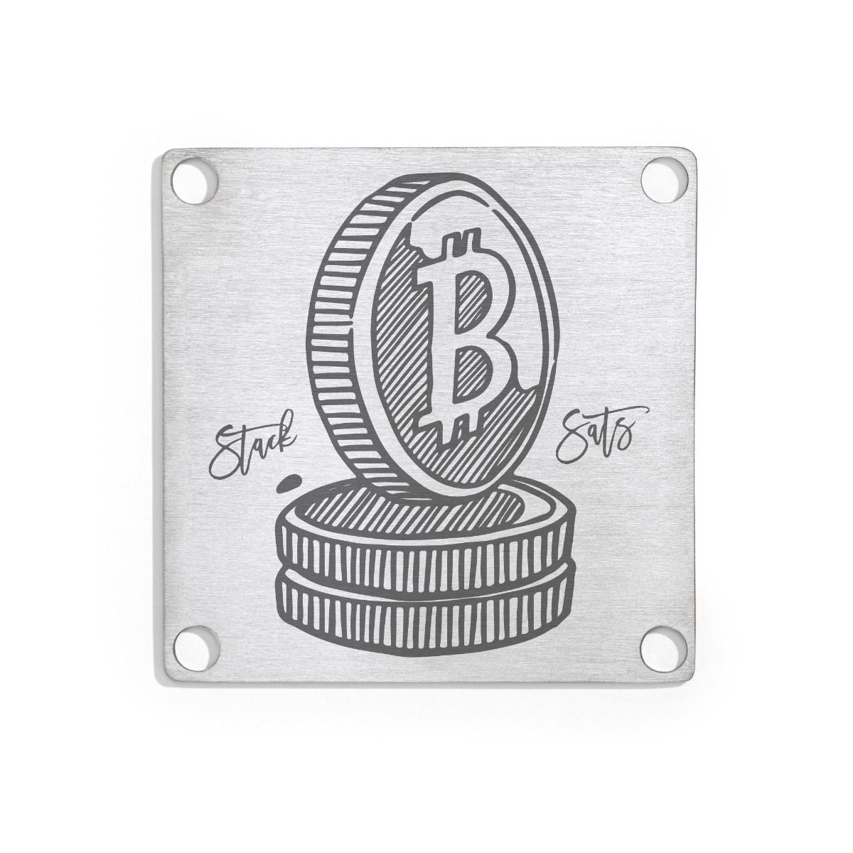“Stack Sats" Titanium Seed Plate